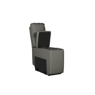 Rusto Console Sectional (with USB Charger) Ash Leather